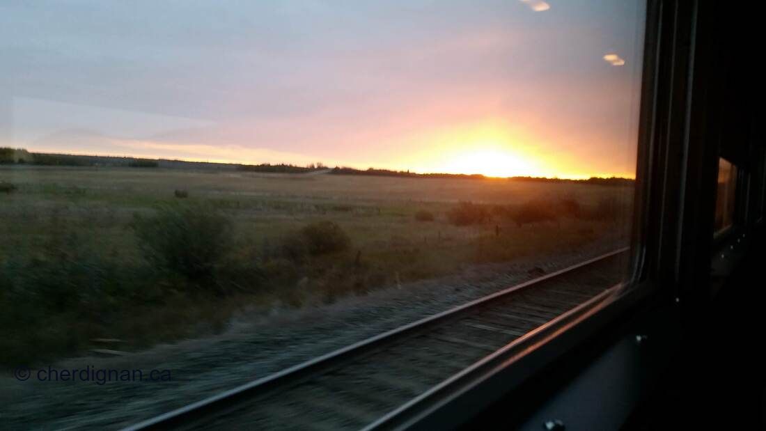 train travel in prairies alberta